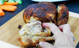Как разделать курицу на части
